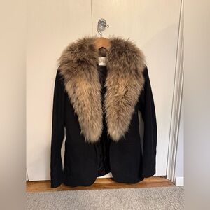 SAM ludlow snap closure coat